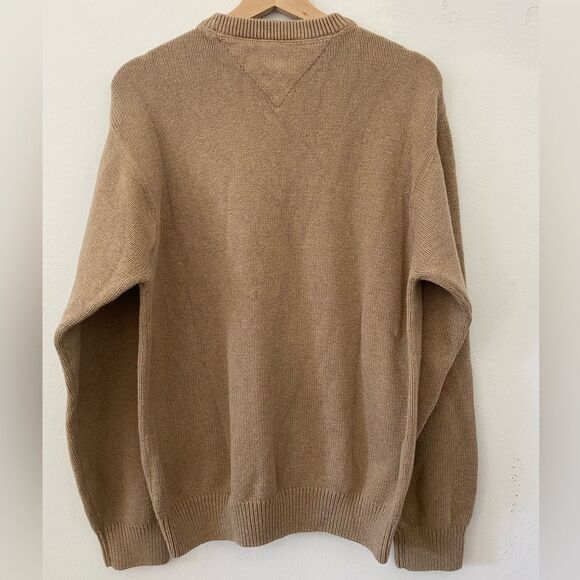 Tommy Hilfiger Y2K knit crewneck Sweater Size L Preppy Office wear - Picture 7 of 8